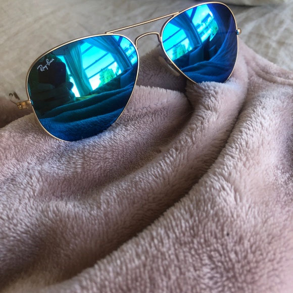 Ray-Ban Aviator Flash Lenses Blue Flash main image 4